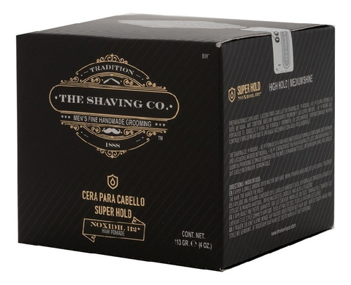 Pack4 The Shaving Co. Bálsamo De Crecimiento Pomada y Cera para Cabello con Noxidil que ayuda a la regeneración capilar