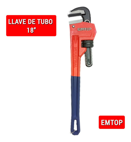 Llave De Tubo 18  Emtop Somos Tienda Física 