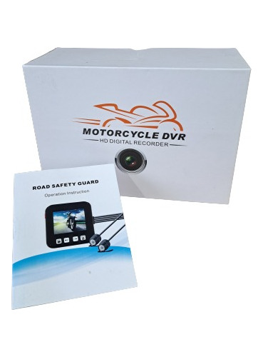 Dvr Moto Con 2 Cámaras Y Kit De Instalacion Graba Micro Sd