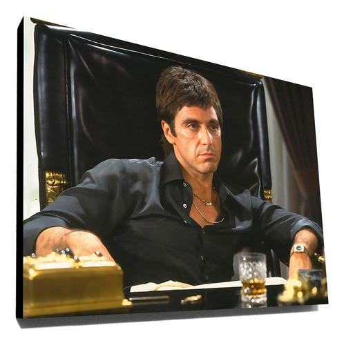 Cuadro Al Pacino Scarface Tony Montana 40x30 Cm