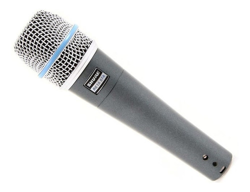 Microfone Com Fio Shure Beta 57a Dinâmico Supercardióide