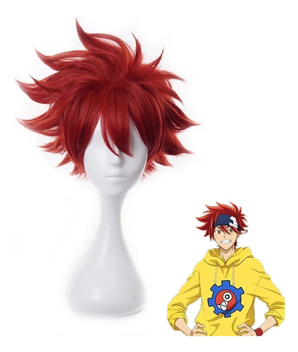 Hair Sk8 The Infinity Reki Red Short Cos Hair Wig Heat