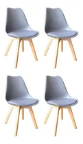 Comprar Silla de comedor Flia. HDC Group HDC Group Tulip color gris x 4 unidades
