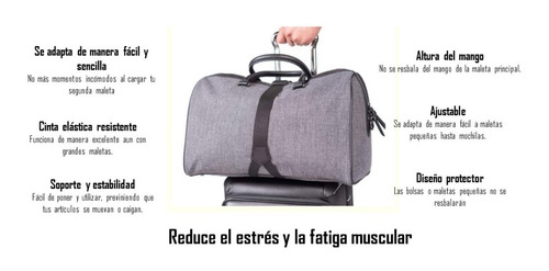 Bolsa De Viaje Con Correa Para Equipaje Ajustable
