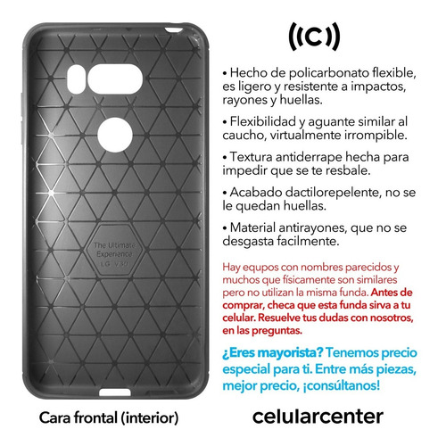 Funda Premium V40 Thinq Cover Case Protector Thin Q Think