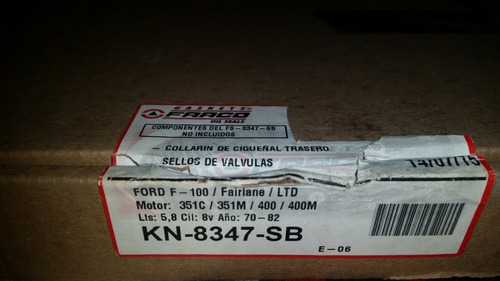 Imagen 6 de 6 de Kit Empacadura Ford 351 C /400 8v 5.8l