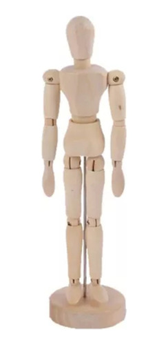 Maniquí Articulado De Madera Para Dibujo-figura Humana 30cm