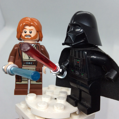 Lego Star Wars Original Darth Vader Y Obi Wan Kenobi Origina (Usado)