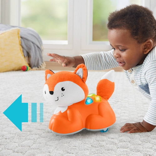 Zorrito Primeros Gateos Fisher Price Sonidos Textura Y Luces