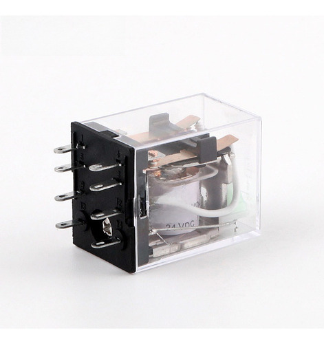 Relé Pequeño Hh53p Silver Point-dc 12 V (con Base) - Ac220v