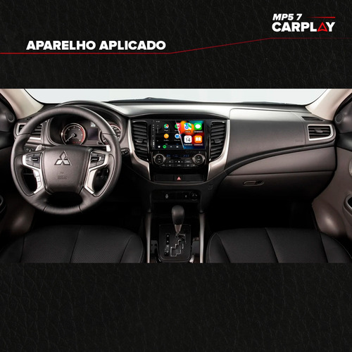 Central Multimidia Mp5 Apple Carplay Mitsubishi L200 2021