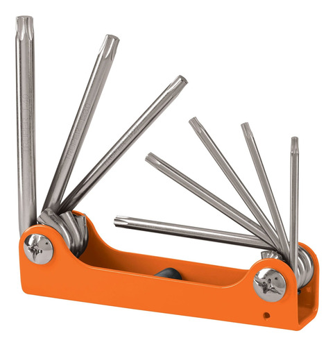 Juego De 8 Llaves Torx Tipo Navaja Truper 15569