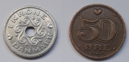 * Lote De Monedas De Dinamarca. Buen Precio!