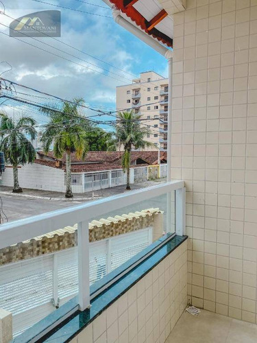 Sobrado Novo, Pronto Para Morar, A 250 M Da Praia, 2 Dormitórios, 1 Vaga De Garagem Em Praia Grande-sp - So0194