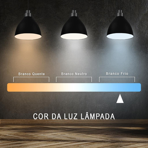 Kit 20 Luminárias Superled Slim 120cm 36w 6500k Luz Branca