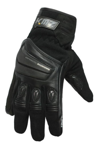 Guantes Moto Calle Raptor Ii Negro Kmz