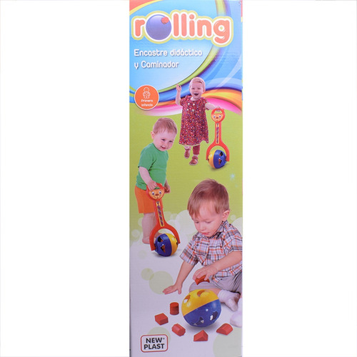 Imagen 5 de 9 de Rolling Desarmable Encastre, Didactico Y Caminador,new Plast