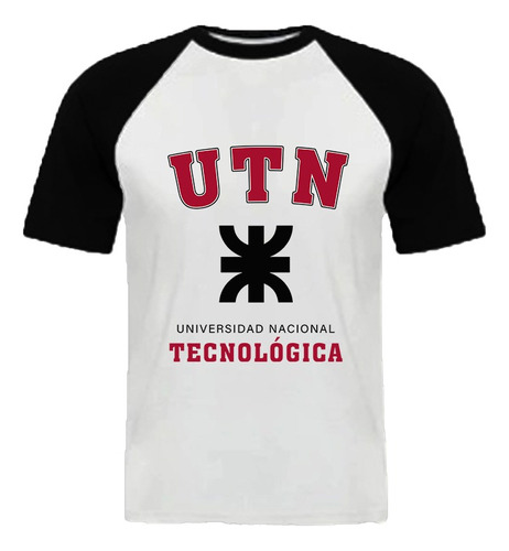 Remera Manga Ranglan Universidad Nacional Tecnológica Utn