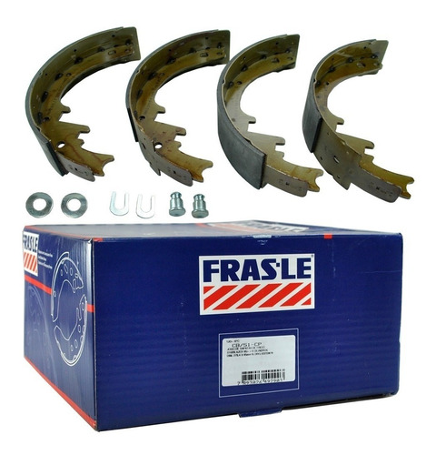 Sapata De Freio Traseiro Com Lona Chevrolet S10 2.8 Diesel 1996/2011 Fras-le Cb/51-cp