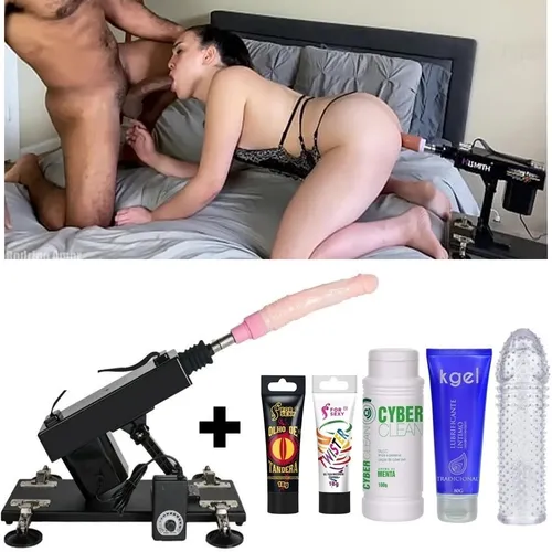 Máquina Sexo Pênis Masturbador Punheta Vibrador Vai E Vem