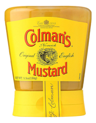 Colmans Original English Mustard Mostaza 150g