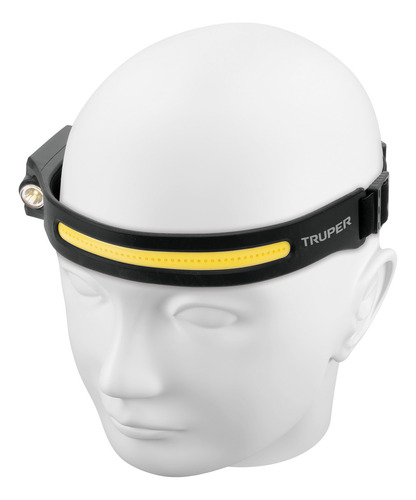 Linterna D Minero 125 Lm Recargable Con Sensor Truper 103117 Negro