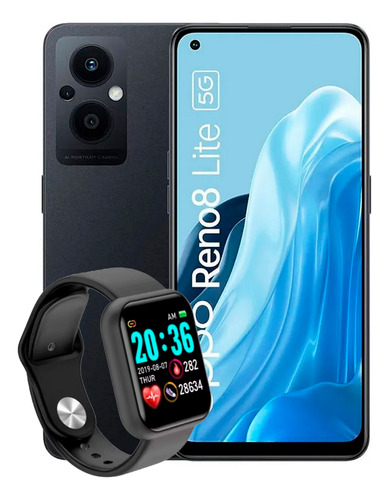 Oppo Reno8 Lite 5g 128gb Dual Sim 8gb Ram Amoled + Kit (Reacondicionado)