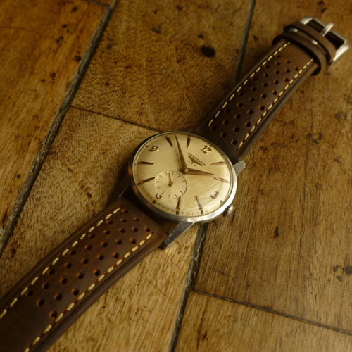 Imagen 6 de 6 de Longines 3 Estrellas Cuarentas Reloj Antiguo Retro 151221swt