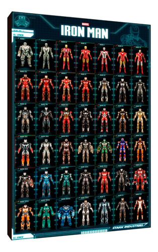 Cuadros Poster Superheroes Iron Man M 20x29 (irm (6))