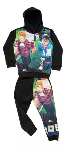 Conjunto Calça E Blusa Moletom Roblox Games