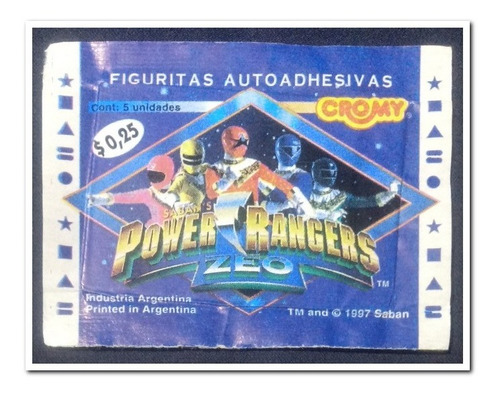 Power Rangers Zeo, Sobre Sellado Saban 1997