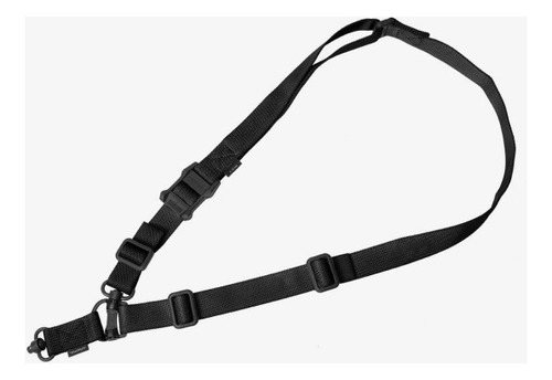 Bandoleira Tática Magpul Ms4 Dual Qd Gen2 Feita De Náilon Preta (black) Com 2 Pontos