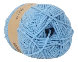 Poliacrílico de lana • DEEP BLUE • NM3.5 • Tejido a mano hilo de lana dulce Kone MTL 