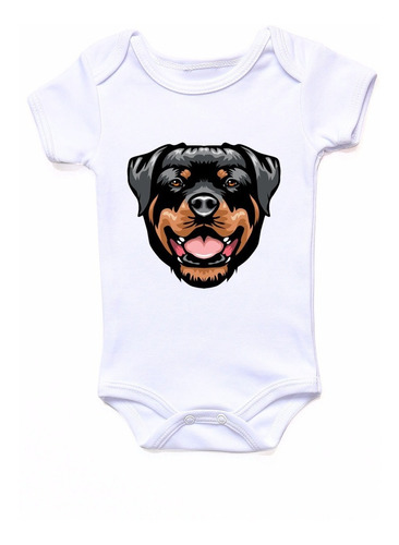 Pañalero Perro Rottweiler Diseño 40 Playeras Beloma