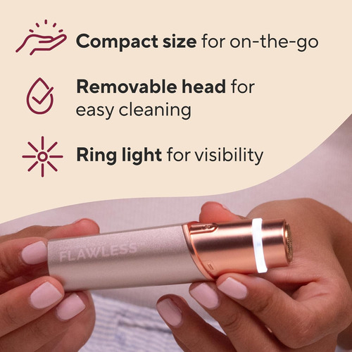 Depiladora De Vello Facial Flawless Para Mujer