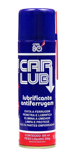 Desengripante Spray Car Lub 300ml