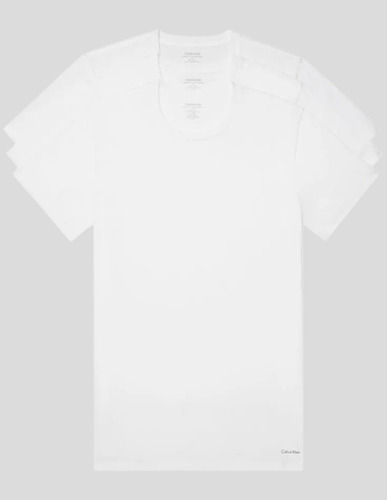 Playeras 3 Pack Calvin Klein Algodón Hombre - 100% Original