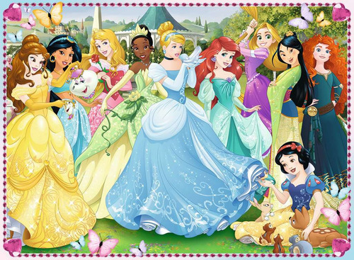 Rompecabezas Ravensburger Princesas Disney 100 Piezas XXL 6+