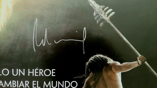 Poster Autografiado De 10,000 A.c. Por Roland Emmerich