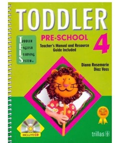 Toddler Pre-school 4, De Diana Rosemarie Diaz Voss., Vol. 4. Editorial Trillas, Tapa Blanda En Inglés