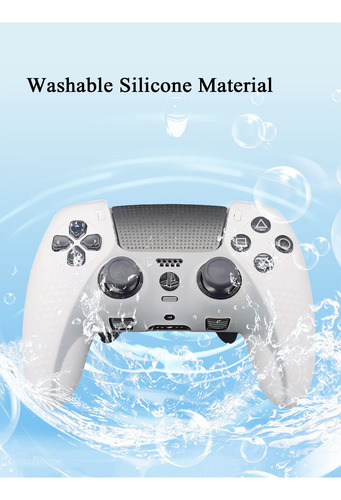 Funda De Silicona Para Controlador Ps5 Dualsense Edge Blanca