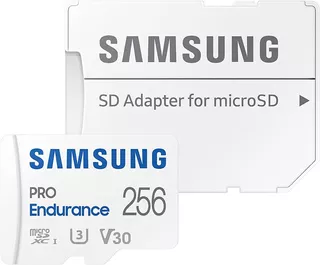 Memoria Micro Sd Samsung Pro Endurance 256gb 4k Uhd 100mb/s