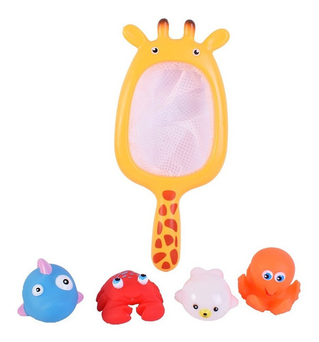 Conjunto de banho de girafa com rede e animal de estimação Blue Goblin