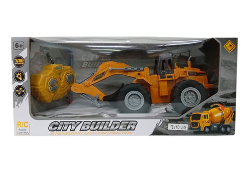 Auto Excavadora City Builder A Control Remoto - Uniwork