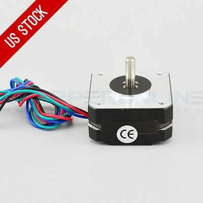 Estados Unidos Nave 0.9deg Nema 17 Motor De Pasos Bipolar 1.