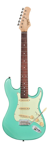 Guitarra elétrica Tagima Classic Series T-635 Classic de  amieiro surf green com diapasão de madeira técnica