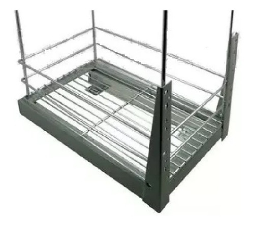 Condimentero Para Mueble Cocina Herraje Acero Inoxidable 15c