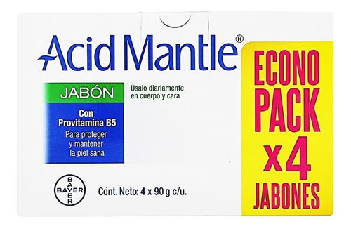 Jabón Acid Mantle X 4 Unidades - g a $69
