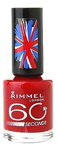 Esmalte De Uñas - Rimmel 60 Second Nail, Red Steady Go, 