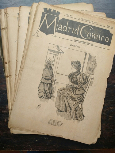 Lote 96 Revistas Madrid Cómico Años 1896/  1897 